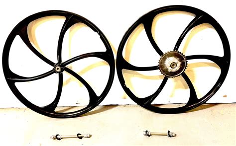 26 Aluminum Mag Wheels Set 100135mm And 36t Sprocket 369 Holes Combo