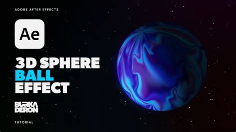 3d Sphere Ball Effect Tutorial In Adobe After Effects No Plugins Youtube