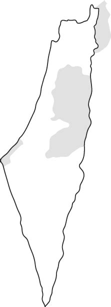 √ Silhouette Palestine Map Vector | Fischlexikon