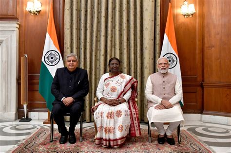 In Pics Jagdeep Dhankhar Sworn In As Th Vice President Of India