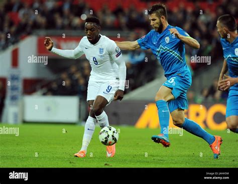 Danny Welbeck Of England Is Ch England V Slovenia Wembley Stadium