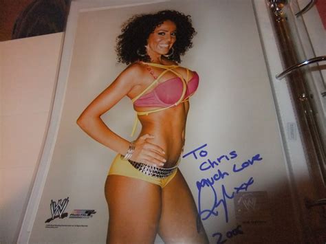 Layla My Wrestling Autograph Collection