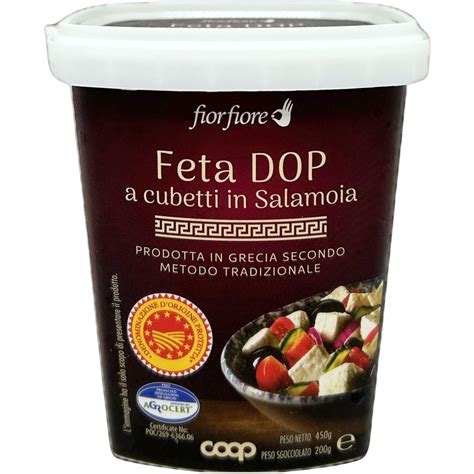 Feta DOP A Cubetti In Salamoia COOP FIOR FIORE 200 G Coop Shop