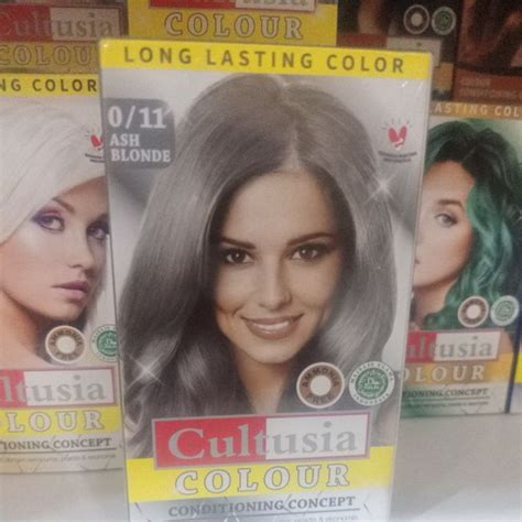 Jual Cultusia Colour Cream Ml Ash Blonde Shopee Indonesia