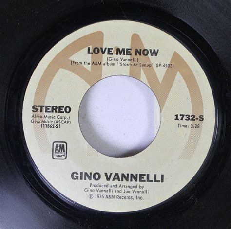 Rock 45 Gino Vannelli Father And Son Love Me Now On Aandm Ebay