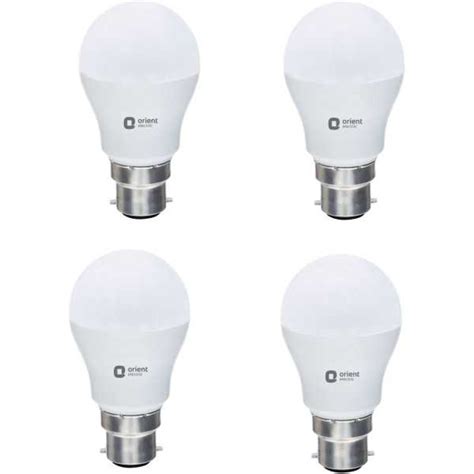 Orient Electric 7W B22 LED Bulb Pack Of 4 White Price In India