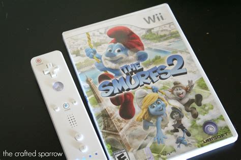 Video Game Fun with The Smurfs 2 - The Crafted Sparrow