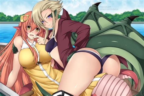 Draco And Miia Monster Musume By Lindaroze Hentai Foundry