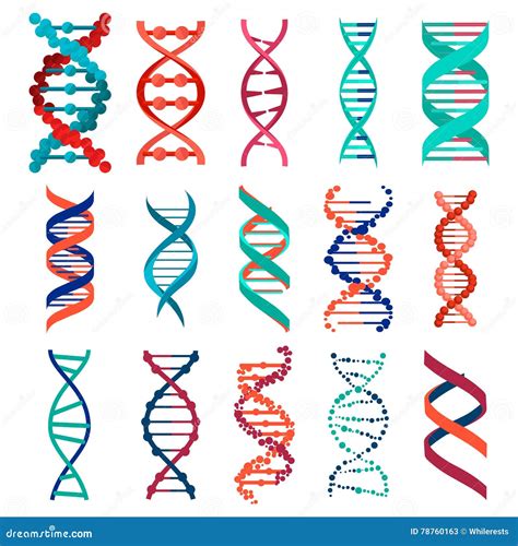 Sistema De La Muestra De La Molécula De La DNA Elementos Genéticos Y