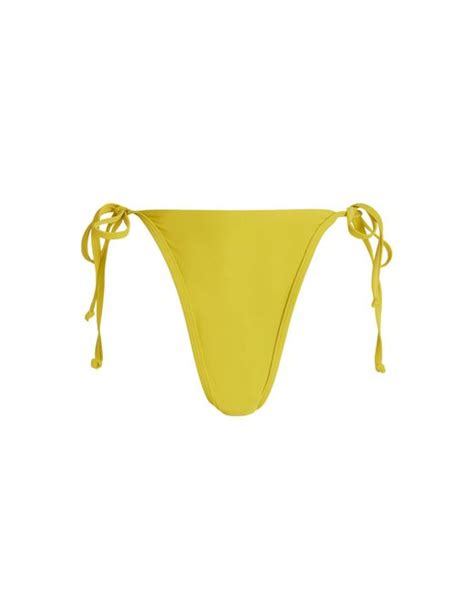 Andrea Iyamah Fula Bikini Bottom In Yellow Lyst