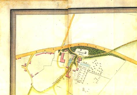 Map of Ellington Estate 1849; Illustration - Ellington Park