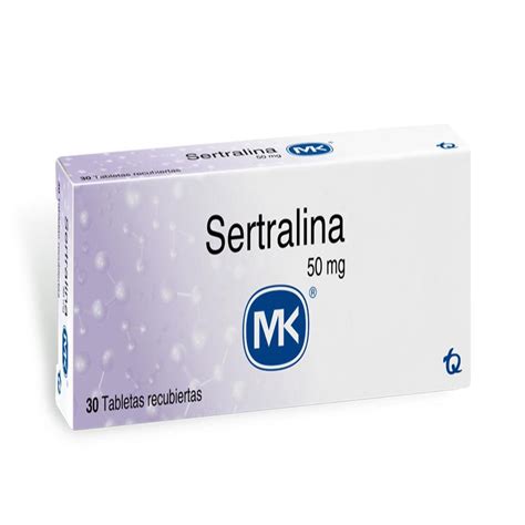 Sertralina Mk Tab Rec 50 Mg Oral Caja 30 Un Carulla