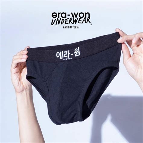 Era Won Underwear Black Korean Limited Edition Bikini Style Pieces