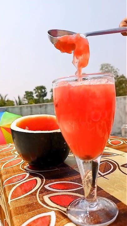 Refreshing 😍 Best Summer Juice👌 Watermelon Sharbat 😋 Shorts Watermelon Juice Youtubeshorts