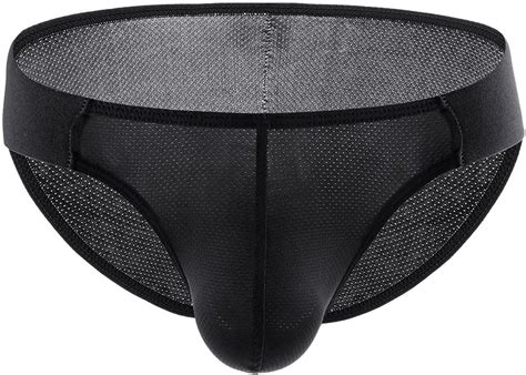 Summer Code Mens Bikini Briefs Soft Breathable Bulge Pouch Underwear Micro Mesh Panties Scrunch