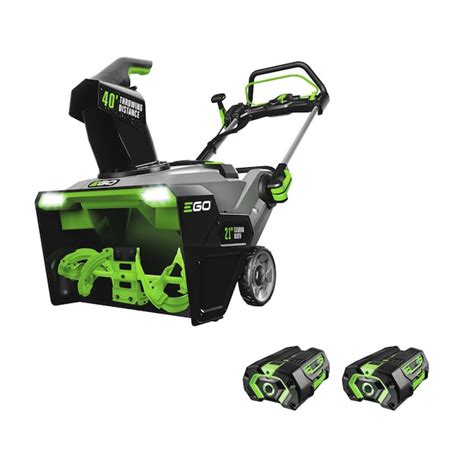 EGO POWER+ 56-volt 21-in Single-stage Push Battery Snow Blower 5 Ah (Battery and Charger ...