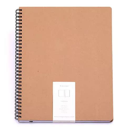 Cuaderno Universitario En Espiral De Tapa Dura Cicero Kraft Mercadolibre