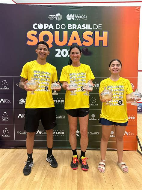 Maranhenses conquistam pódio na Copa Brasil de Squash Diego Emir