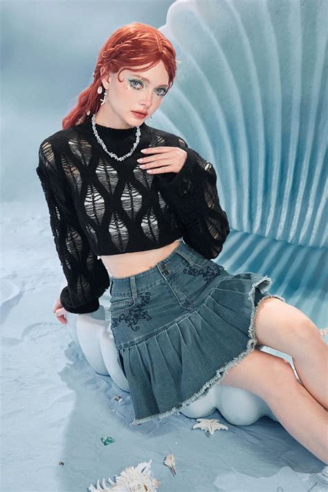 Our Solid Pointelle Knit Crop Sweater Is Such A Vibe Cropped Sweater