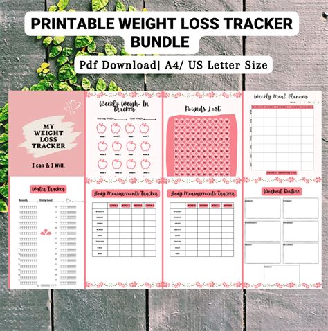 Printable Weight Loss Tracker