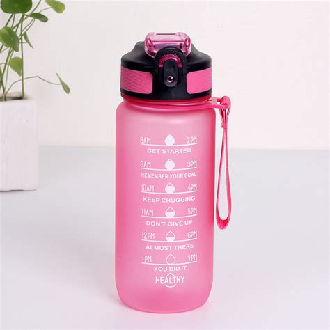 Reusable Plastic Tritan Custom Air Motivational Bpa Free 32oz Gym Gallon Sport Water Bottle With