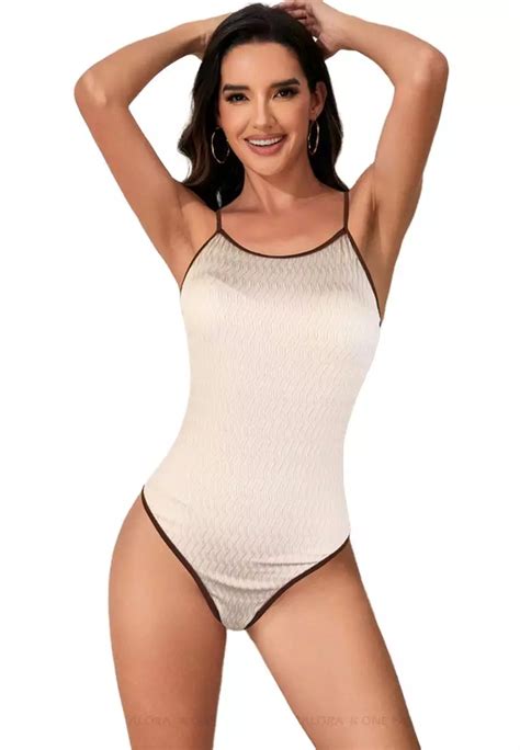 Its Me Sexy Suspender One Piece Bikini Swimsuit Buy Its Me Online ZALORA Hong Kong