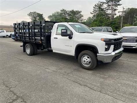 New 2023 Chevrolet Silverado 3500 HD Stake Bed Work Truck Regular Cab