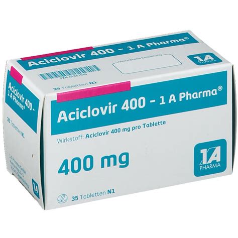 Aciclovir 400 1A Pharma 35 St Mit Dem E Rezept Kaufen Shop Apotheke