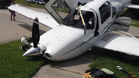 Small plane makes emergency landing in north Harris County neighborhood - ABC13 Houston