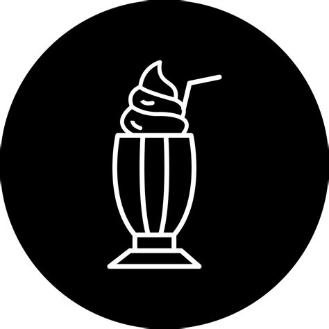 Milkshake Vector Icon Style 22543670 Vector Art At Vecteezy