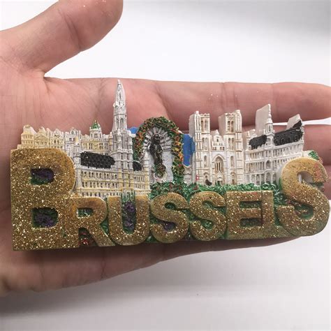 Brussels Belgium Fridge Magnet Travel Souvenir Gift Collection - Etsy