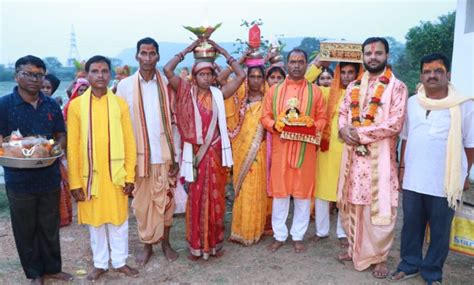 रायगढ़ पतरापाली पूर्व में भव्य कलश यात्रा के साथ सार्वजनिक श्रीमद्