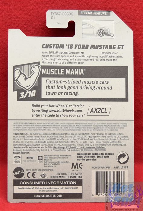 Hot Spot Collectibles And Toys Custom Ford Mustang Gt Muscle Mania