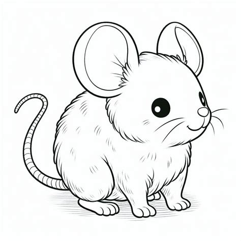 Desenhos de Pintura de Ratinho para Colorir e Imprimir - Colorir.Info