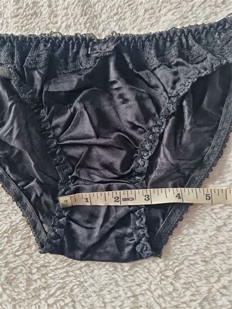 Knickers Size 8 10 Vintage Nylon High Leg Bikini Panties Bnwot 😊post