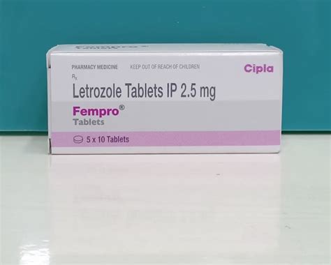 Cipla Letrozole Fempro 2 5mg Tablets For Hospital Packaging Type