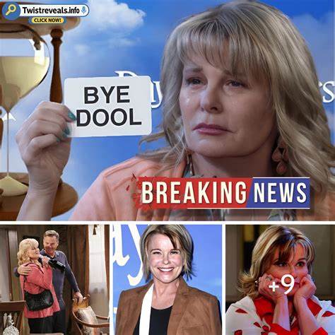 Days of our lives spoilers: UPDATE NEWS! Judi Evans left in August