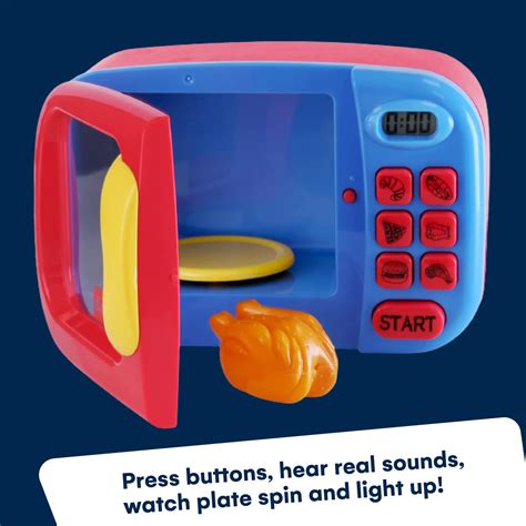 Snapklik.com : Toy Microwave Play Kitchen Oven For Kids And Toddlers