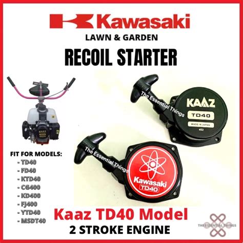 Recoil Starter 2 Stroke Grass Cutter TD40 FD40 Kaaz Kawasaki Motor