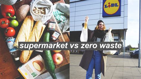 I TRIED SHOPPING PLASTIC-FREE IN LIDL // zero waste lunch recipes - The ...