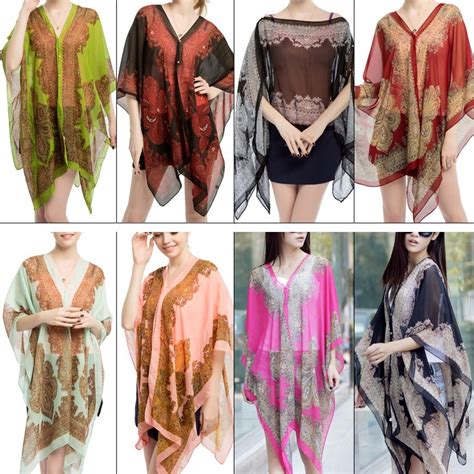 Bestella Womens Bikini Cover Up Scarf Shawl Multi Functional Chiffon Beach Wear Wrap Beachwear