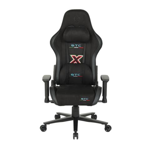 onex stc  alcantara gaming chair black bunnings australia