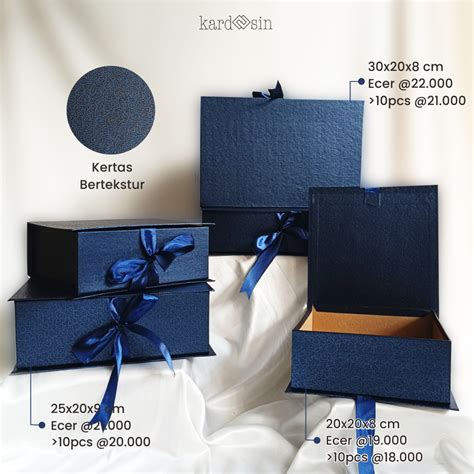 Jual Hard Box Hardbox Kotak Kado Warna Pita Bridesmaid Birthday