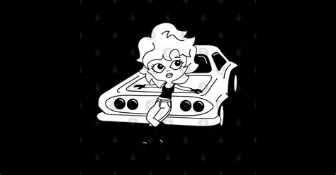 Hot Rod Hottie Hot Rod Cartoon Girl On Hot Rod Hot Rod Girl Sticker TeePublic