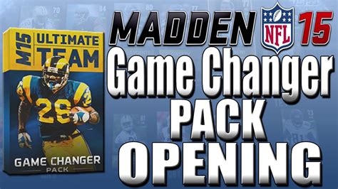 Madden Ultimate Team Best Pack Opening Ever Game Changer Bundle