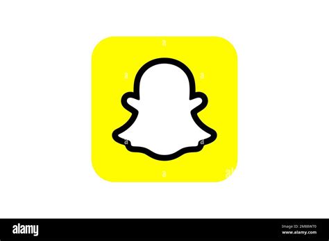 Snapchat, Logo, White background Stock Photo - Alamy