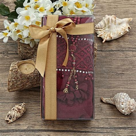 Great Gift Mevl T Gift Package Prayer Carpet Gift Wrap Claret Red Pearl