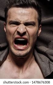 Pre Teen Boy Naked Screams Into Stock Photo Shutterstock