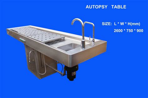 Autopsy Table Single Body And L Type China Autopsy Table And