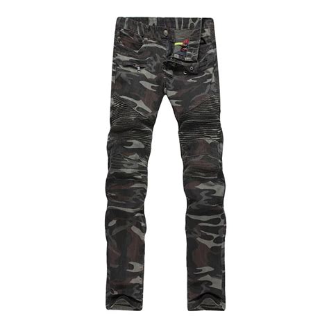 Buy Camouflage Jeans Men 2017 Brand Motocycle Camo